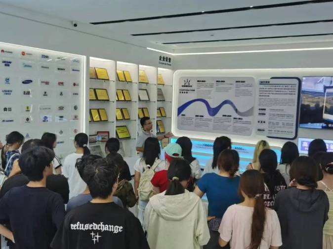 校企交流促共进｜萍乡学院商学院师生走进广东贝尔参观交流